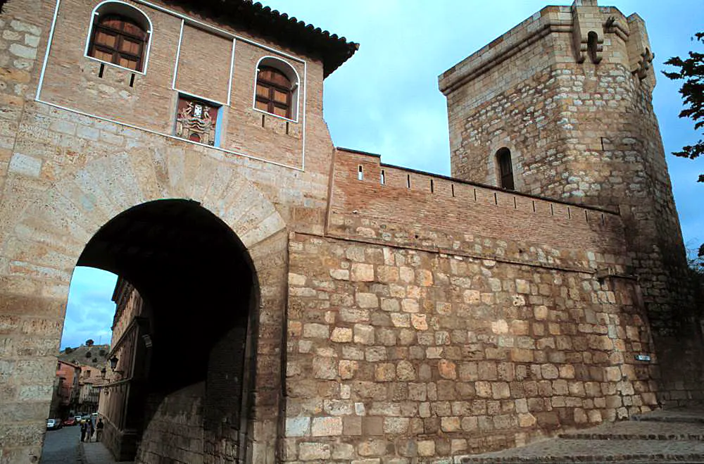 Detalle de la techumbre del Palacio de los Luna